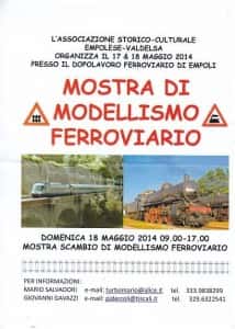 Mostra modellismo Treni Empoli - volantino