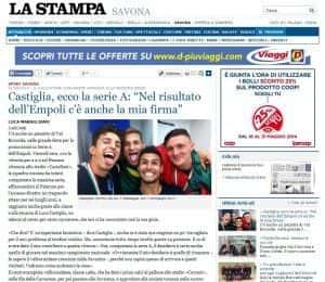 La Stampa Savona Prima Pagina