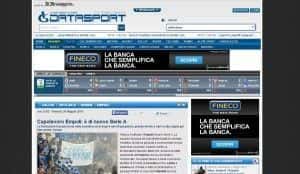 Prima pagina Datasport.it